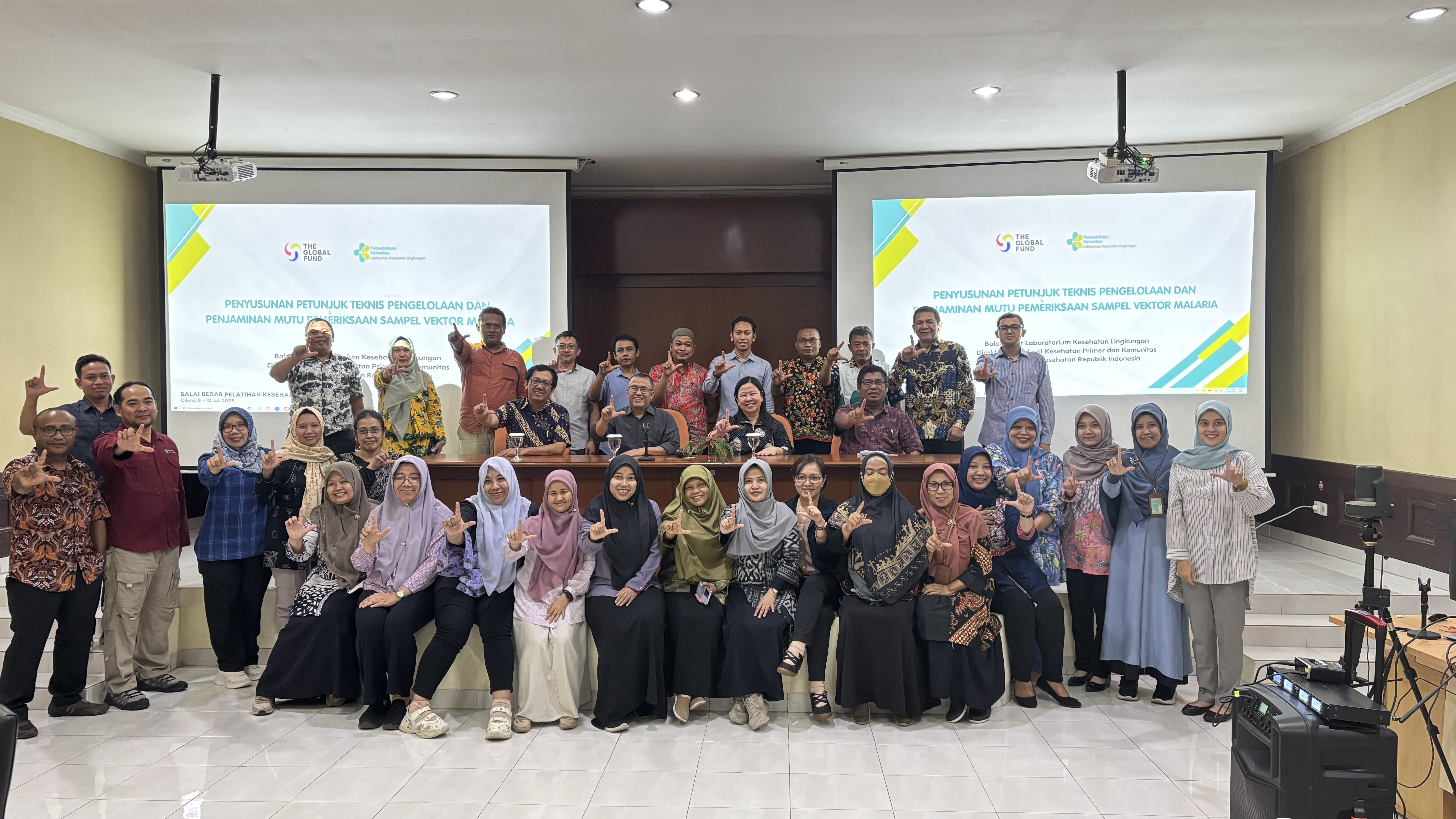 Menuju Eliminasi Malaria 2030: BBLKL Gelar Pertemuan Penyusunan Juknis Pengelolaan dan Penjaminan Mutu Pemeriksaan Sampel Vektor Malaria