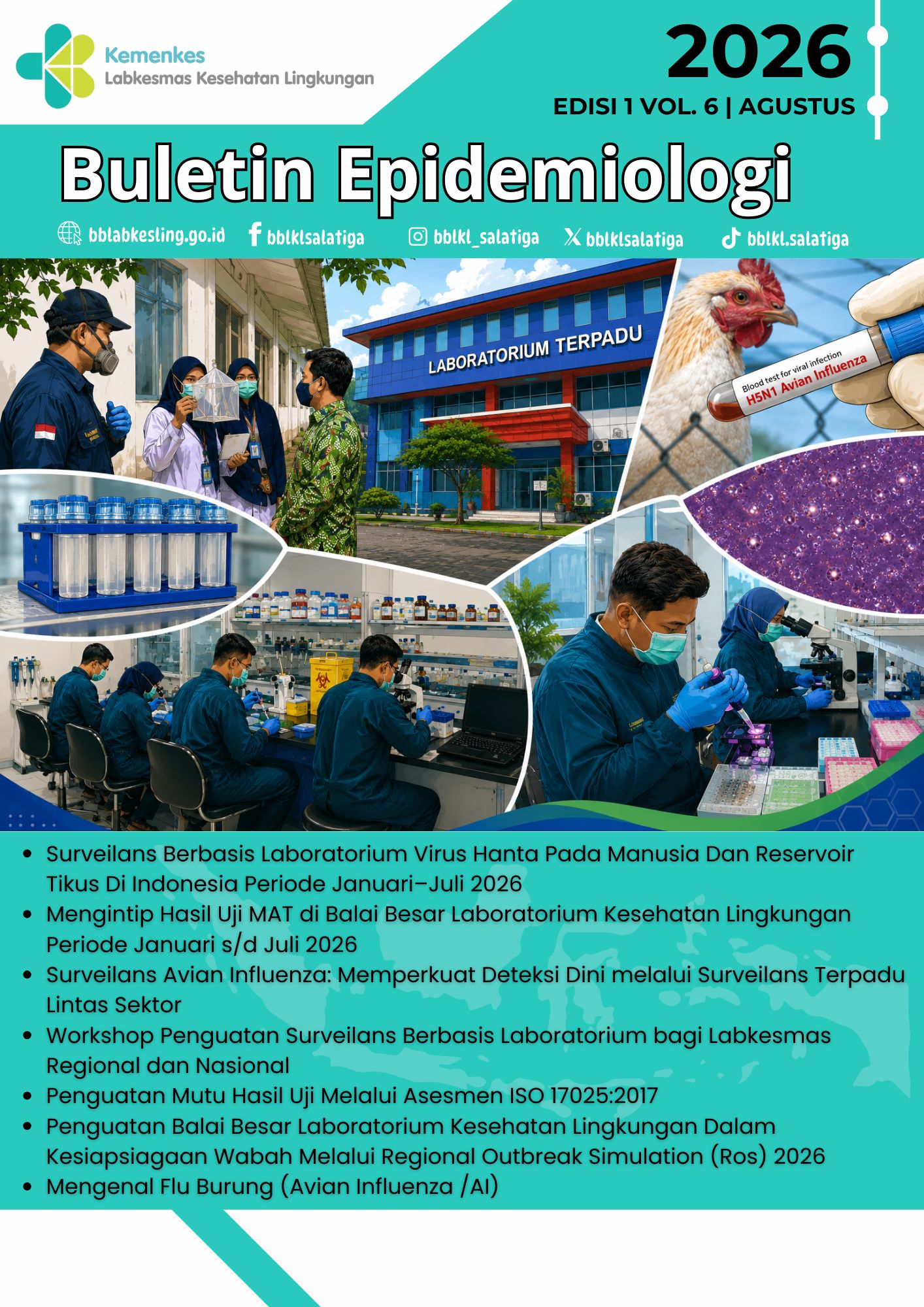 Buletin Epidemiologi Edisi 1 Volume 6 Bulan Agustus
